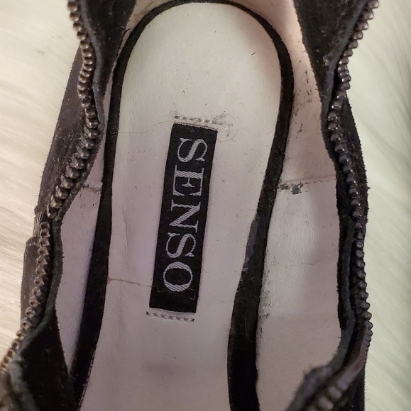 SENSO BLACK SUEDE BAILEY ANKLE BOOTIES SIZE 36 - Picture 8 of 8